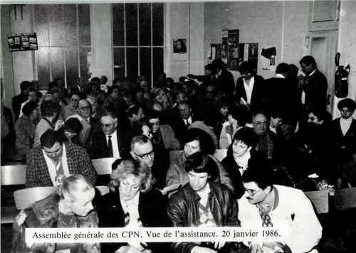 Nantes Postkarten-Tauschtage - Assemblee generale des CPN 1986 AK