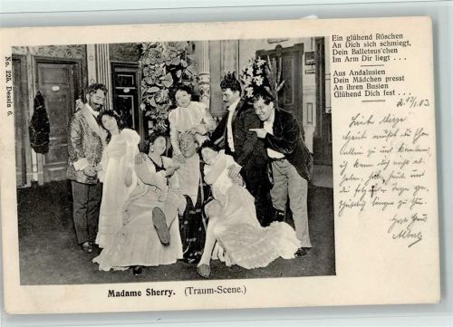 1903 Madame Sherry Traum Szene , gute Erhaltung