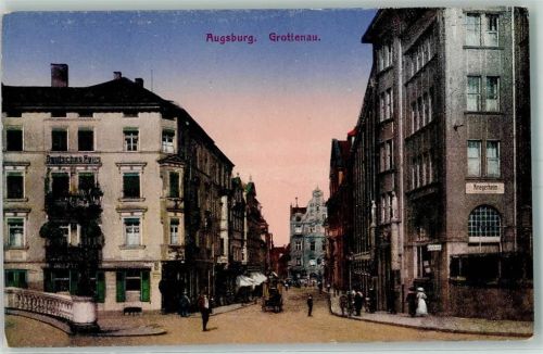 Augsburg Grottenau Deutsches Haus Kriegerheim