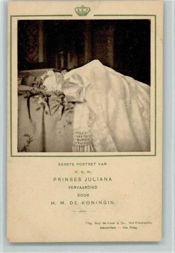 Erste Porträt Prinses Juliana 1909