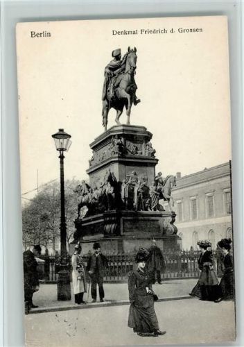 Berlin Mitte 1913 Denkmal - Polizist AK