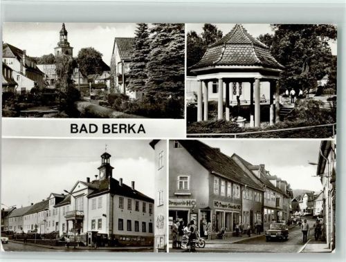 Bad Berka Kurpark Rathaus Brühl Kirche