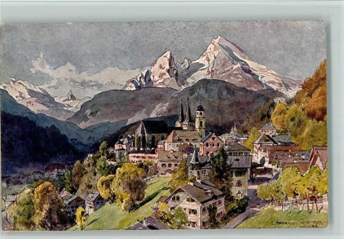 Berchtesgaden Alpiner Kunstverlag Eugen Richter , gute Erhaltung AK
