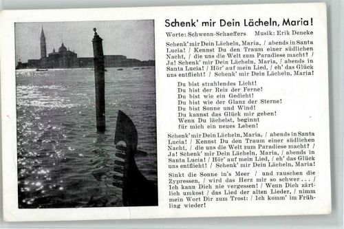 Schenk mir Dein Lächeln - Verlag Franke 64 AK