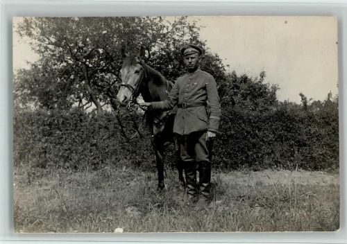 1918 Militär Privatfoto - Kavallerie Soldat