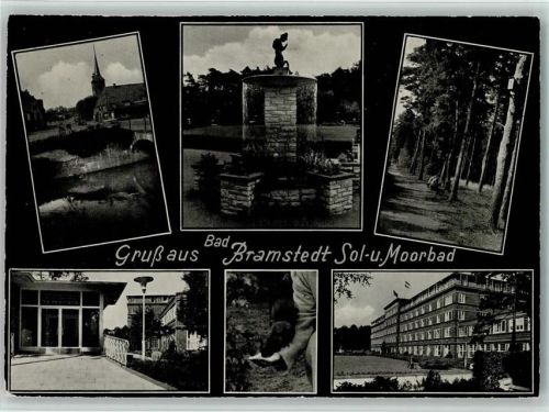 Bad Bramstedt Brunnen Waldallee Sol u. Moorbad