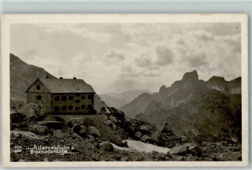 Adamekhütte - Bischofsmütze Hüttenstempel
