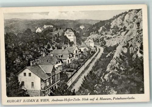 Baden Andreas Hofer-Zeile Blick auf das Museum Putschanerlucke