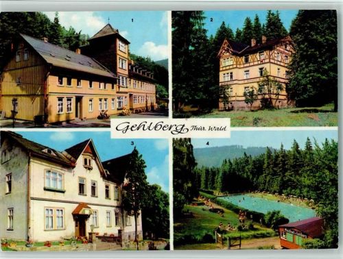 Gehlberg Waldbad Kinderferienheim Ernst Thälmann