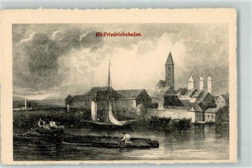 Friedrichshafen Alt Friedrichshafen Bodensee Fischerboot