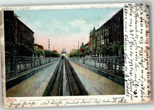 Schöneberg 1904 Bahnhof Nollendorfplatz