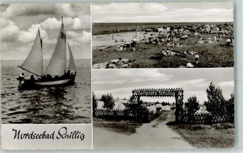 Schillig Nordseebad Segelboot Liegewiese Zeltplatz Schillig Zelt Gasthaus Schillig Inh. Friedrich Jeske