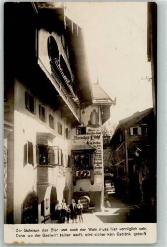 Kufstein Erstes Kufsteiner Weinhaus Restaurant Auracherlöchl Bes. Karl Neuhauser