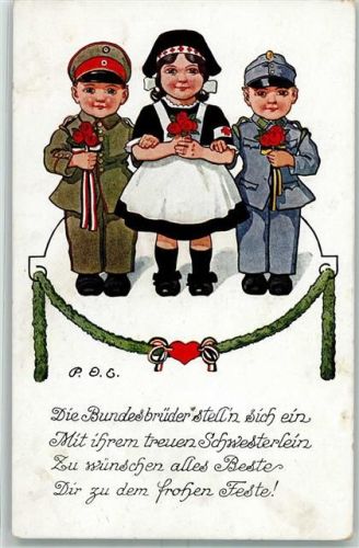 Kinder in Uniform WK I