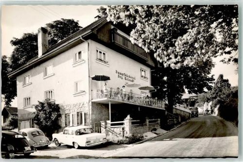 Böbrach Cafe-Dampfbäckerei Triendel Mecedes Heckflosse VW Käfer