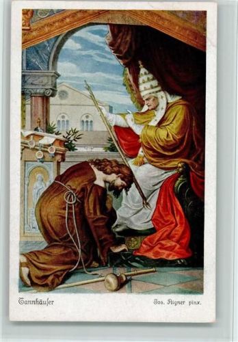 Tannhäuser , sign Hauschild - Uvachrom Nr. 4491 Serie 259 AK Verlag Herpich