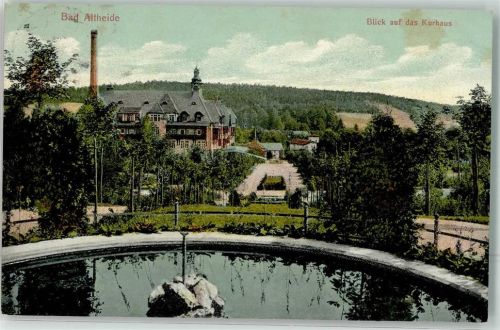 Bad Altheide 1910 Blick auf das Kurhaus