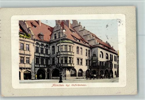 München 1911 Passepartout - Stempelspuren