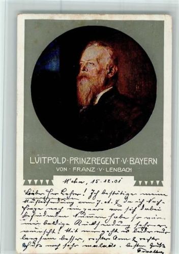 Prinzregent Luitpold 1901 AK Adel Bayern