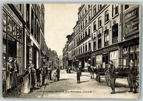 Lille la Rue du vieux Marche aux Moutons