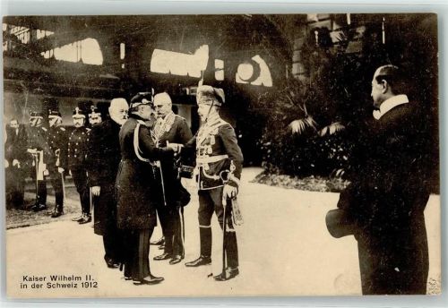 Manöver 1912 in der Schweiz , General , Politiker Forrer Verlag Pleyer Zürich Nr. 3509 AK