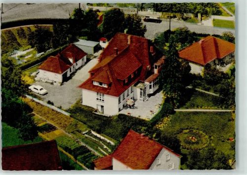 34323 W3509 Beiseförth - Gasthaus-Pakkaffee Wenderoth Fliegeraufnahme