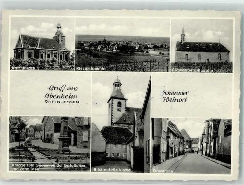Abenheim Kath. Kirche Clausenberg-Kapelle Kriegerdenkmal Gaustraße
