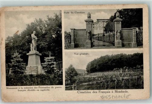 Meschede Gefangenen-Denkmal Französischer-Friedhof Eingangstor