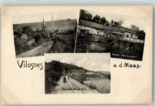 Vilosnes-Haraumont 1916 Sägemühle Militär Waschanstalt
