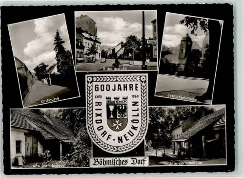 Rixdorf Alte Dorfschmiede Kirchgasse Richardstraße Bethlem-Lirche