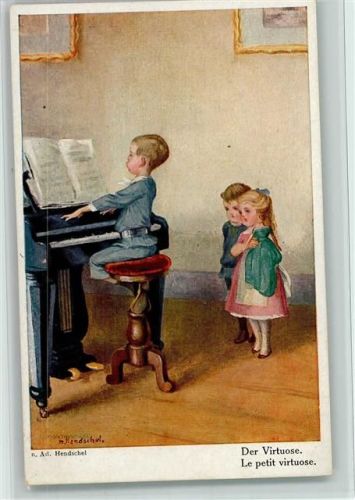 Galerie Münchner Meister 522 - sign Hendschel - Kinder