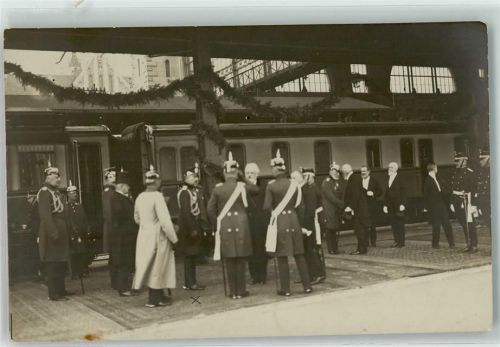 Zürich Ankunft am Bahnhof Schweizer Manöver 1912 Photoglob Nr. 14