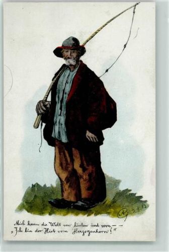 1943 Angeln , Hirt von Herzogenhorn AK