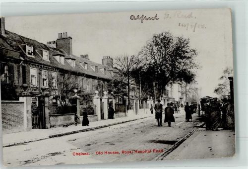 London 1906 Old Houses Royal Hospital Road Chelsea