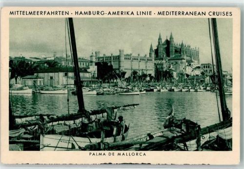 Palma Hafen Kathedrale Hamburg Amerika Linie