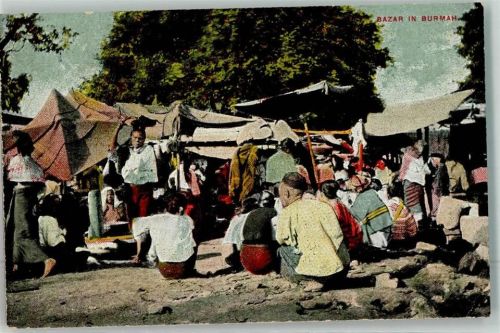 Bazar in Burmah