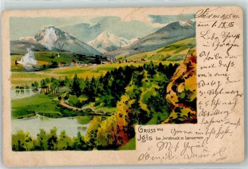 Igls 1905 bei Innsbruck m. Lansersee