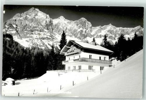 Ramsau Gasthaus Dachsteinruhe im Winter