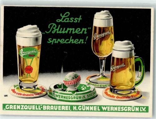 Wernesgrün Grenzquell Brauerei Günnel