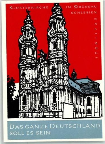 Grüssau Klosterkirche sign. Adolf Westerdorf