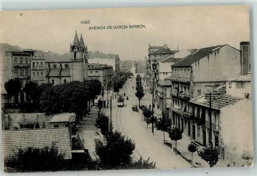 Vigo Avenida de Gracja Barbon Straßenbahn