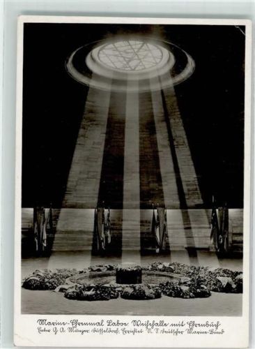 Laboe Marine-Ehrenmal Weihehalle Fotograf Ernst Scheel Verlag M. Dieterle Nr. E 30