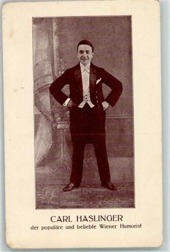 Wien 1923 Carl Haslinger Wiener Humorist