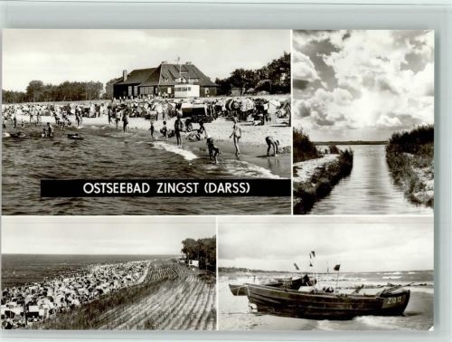 Zingst Ostsee Badestrand Ruderboote