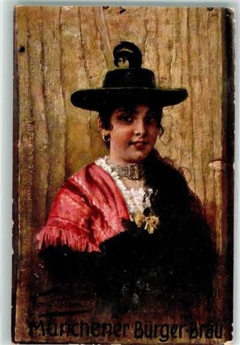München 1915 Bürger-Bräu Werbung Feldpost Geprüft Überwachungsstelle Freiburg, Bd. XIV Armeekorps