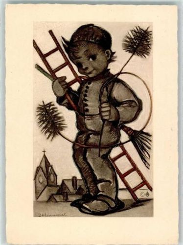 Schornsteinfeger Neujahr Verlag Müller Nr.4615