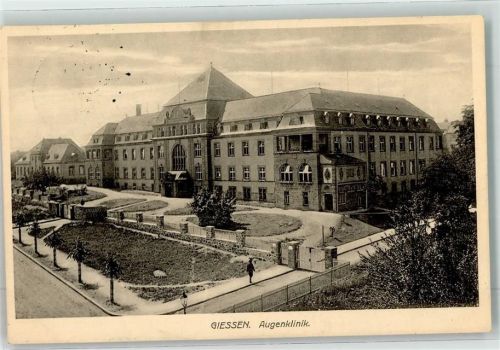Gießen 1914 Augenklinik Feldpost Rekruten-Depot