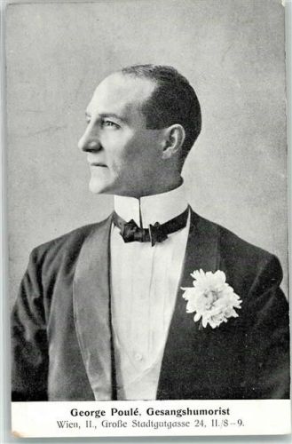 Wien George Poule Gesangshumorist