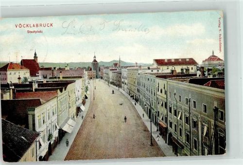 Vöcklabruck 1905 Stadtplatz