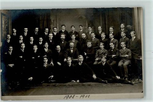 Villingen 1908 - 1911 Klassenfoto